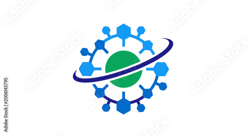 Abstract Molecular Structure Representing Global Connectivity and Decentralization