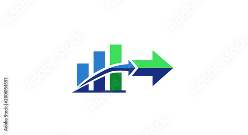 Free Download Business Growth And Financial Progress Shown In This Graphical Arrow Illustration - GFXLoad