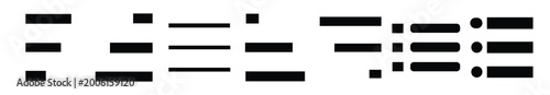 Foto Text align vector icon button