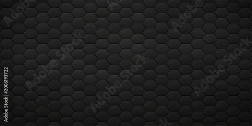 Quadro su tela A dark industrial wallpaper featuring a seamless carbon fiber pattern with a met