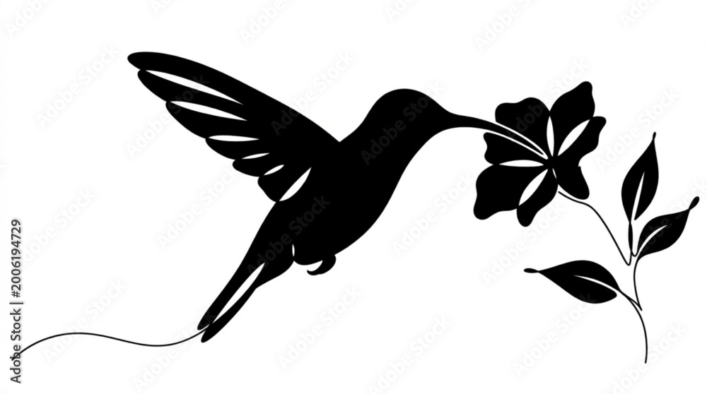 Fototapeta premium vector illustration of a bird