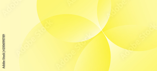 abstract creative yellow gradient background with circle suitable for banner poster.