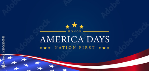 Fotografie National Pride on Display Understanding Honor America Days