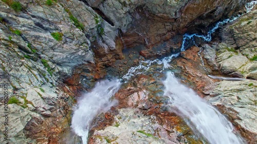 Majestic Waterfalls in Svaneti Mountains, Georgia