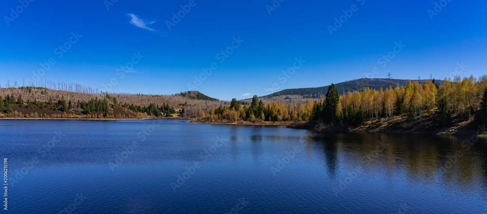 Fototapeta premium Eckertalsperre im Harz