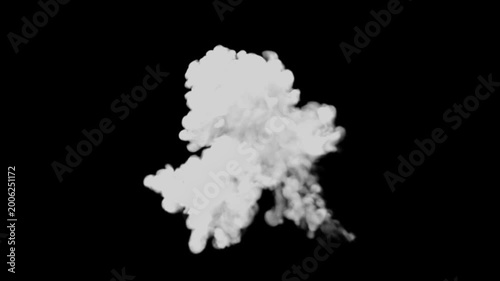 Flash smoke burst explode shiny blast, hand drawn smoke explosion, alpha channel, cinematic cartoon style, 4k pre rendered visual, magic smoke blast shockwave, storm bomb effect