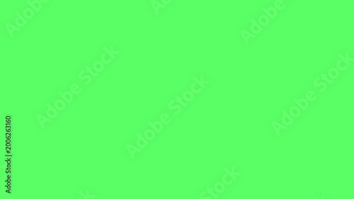 Black Tech Fort gate open and close loop transition revealing green screen behind