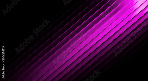Abstract background with diagonal purple stripes and light effect, modern geometric pattern with gradient texture