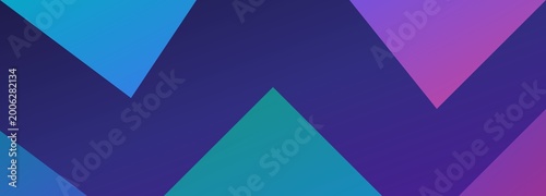 Konstfotografi Abstract geometric background with blue and purple triangles abstract geometric