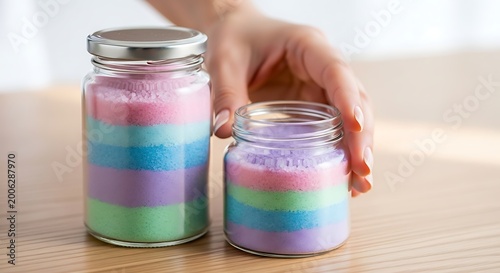 Aromatherapy salt jars for relaxation