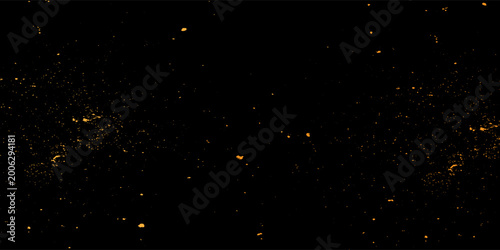 Φωτογραφία Golden sparkles gold glitter celebratory background