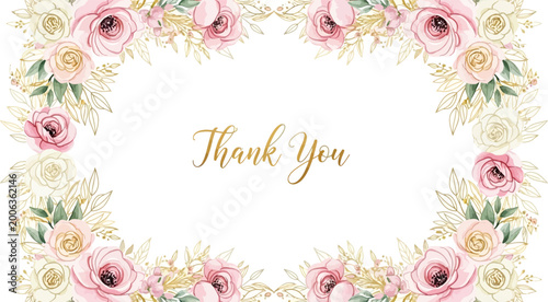 Simple Hand Drawn Thank You Card
