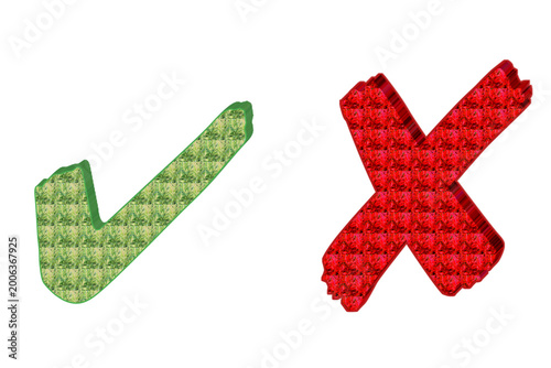Checkmark, cross transparent background, checkbox, yes, no, icon, positive