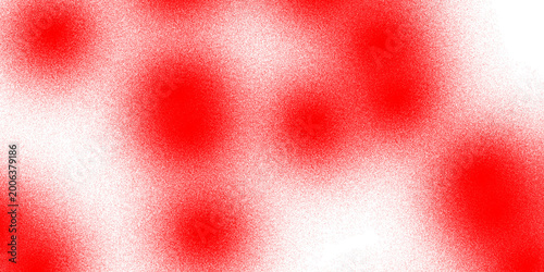 Abstract red spray paint texture isolated on transparent background