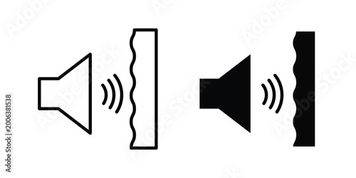 Canvas-taulu Soundproof icon design
