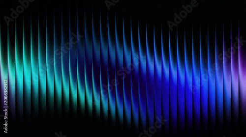 Cuadro en lienzo Abstract digital background with vertical glowing light streaks in blue, teal, a