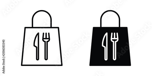 Slika na platnu Take away icon design