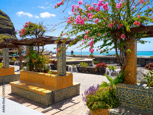 Colorful Seaside Promenade in Puerto de Tazacorte, La Palma