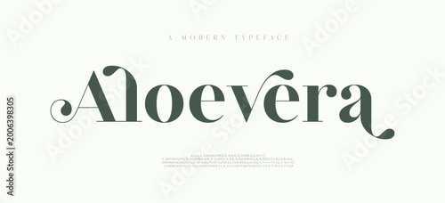 Alovera, nts. Luxury Typography urban style for fun, sport, technology, fashion, digital, future creative logo font. vector illustration