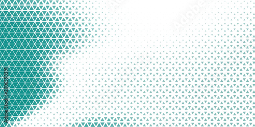 A clean and contemporary abstract background featuring a geometric pattern of repeating white triangles arranged in a precise grid.