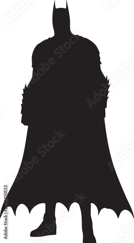 Vigilante Superhero Silhouette