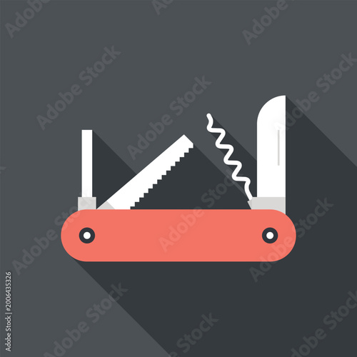 skill flat web icon concept