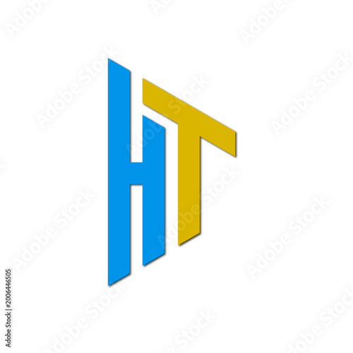 Web line modern color full logo design