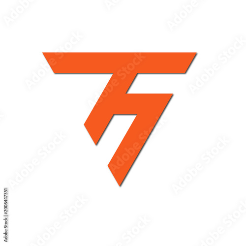 Web line modern color full logo design