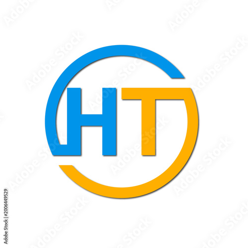 Web line modern color full logo design