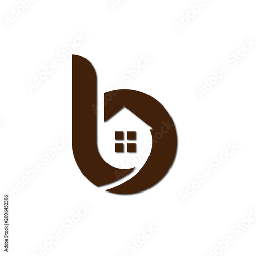 web line modern color full   real estate logo design 
