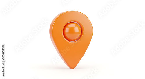 vibrant orange map pin icon on transparent background high quality professional detailed Free Download vibrant orange map pin icon on transparent background high quality professional detailed - GFXLoad