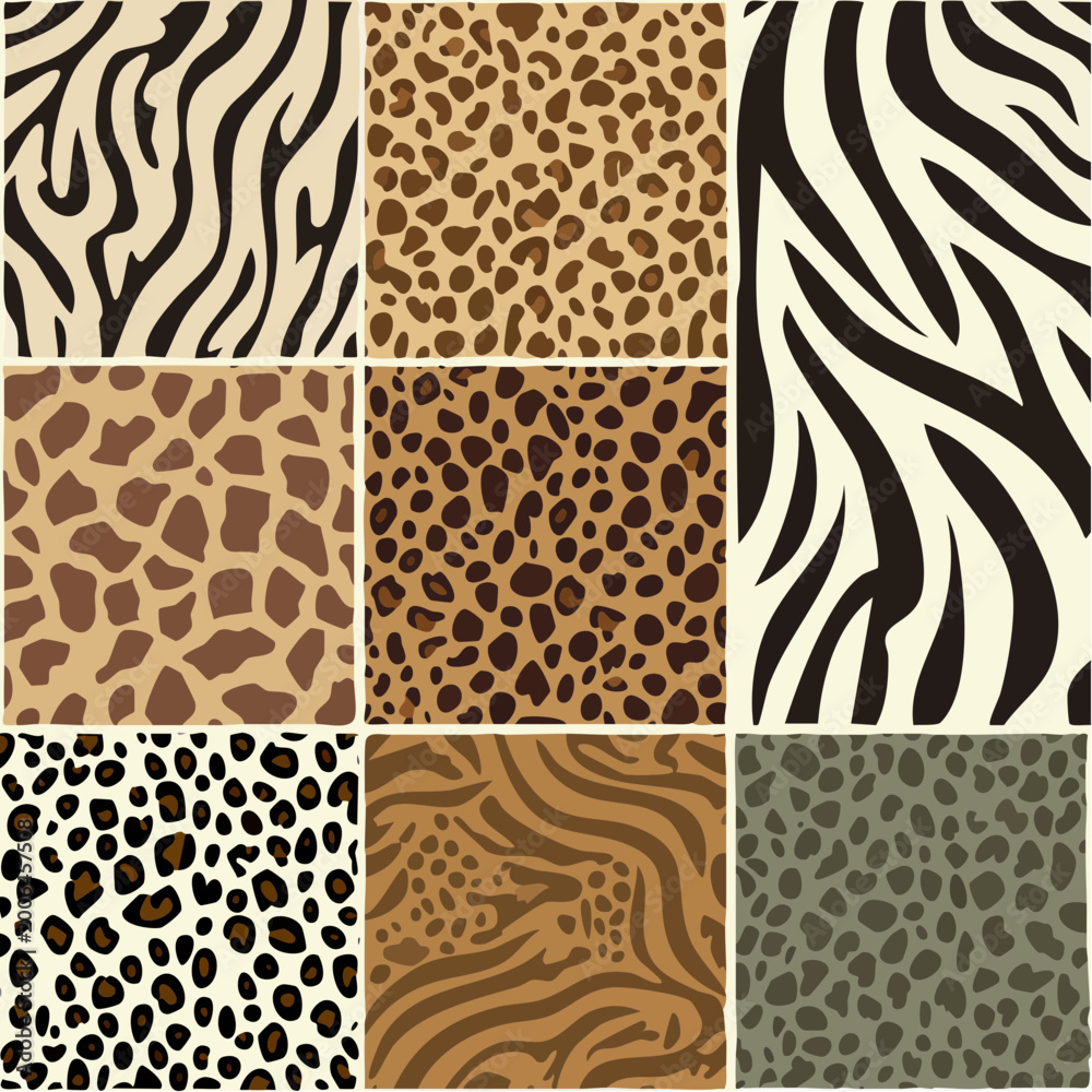 Obraz premium abstract animal skin pattern vector