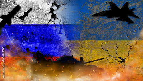 Φωτογραφία War and armed conflict threaten peace between Russia and Ukraine