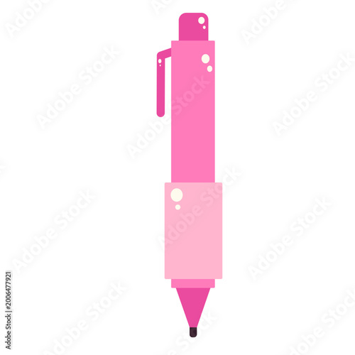 Pink Pen Icon Cute Stationery Illustration