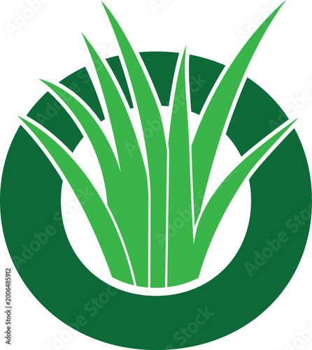 green grass icon