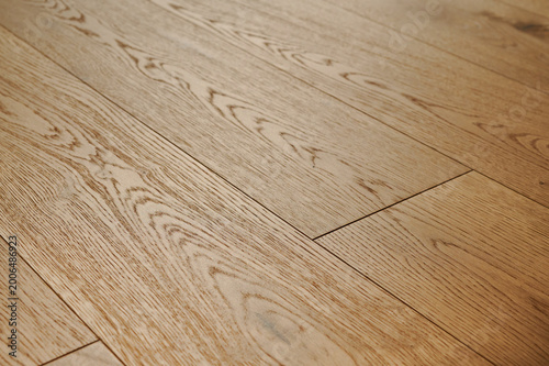 Schilderij op canvas Elegant oak wood flooring showcases natural beauty