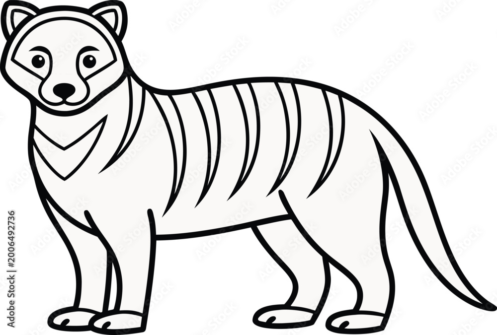 Fototapeta premium National Mammal Wildlife Symbol. Country Mammal Animal Symbol. National Animal Mammal Heritage. Wildlife National Mammal Identity. Mammal Symbol National Culture Animal. National Mammal Animal.