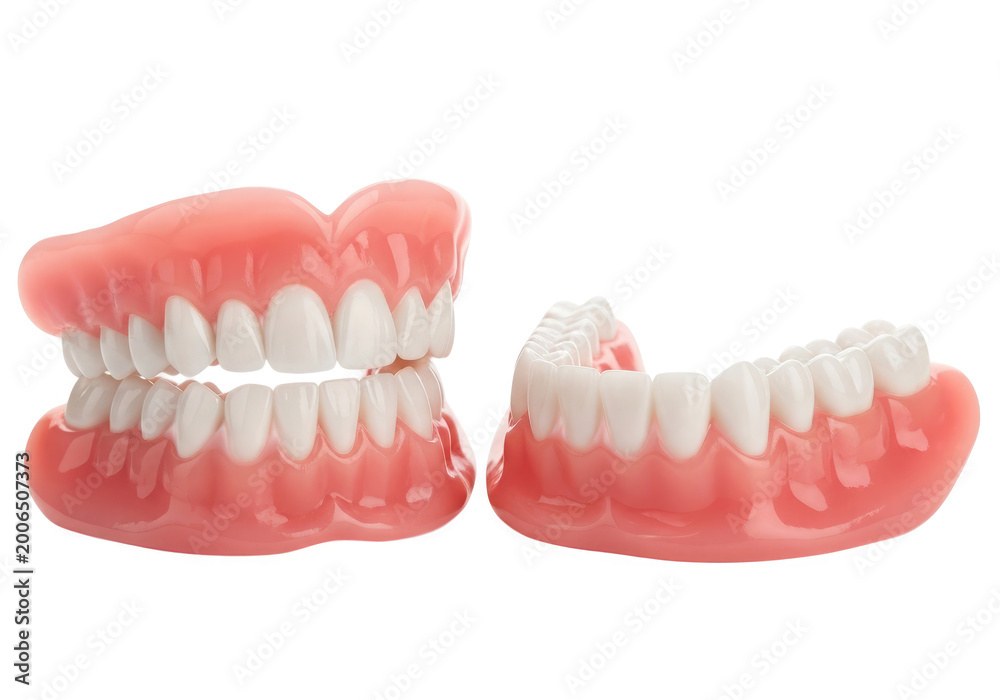 Obraz premium 3d model of upper and lower dental arches