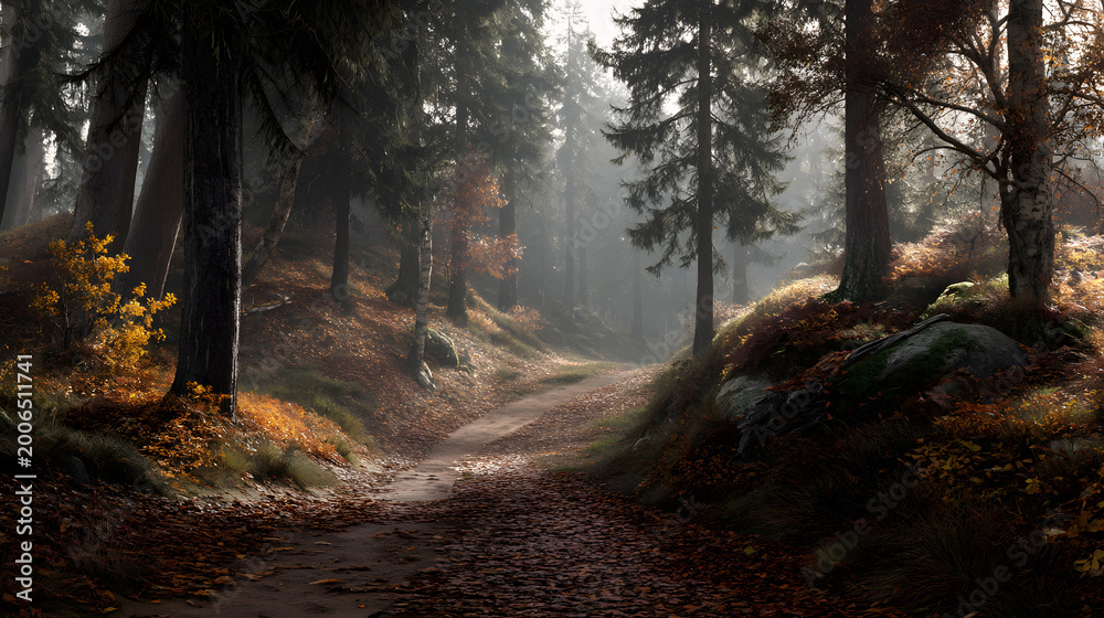 Obraz premium Forest Path