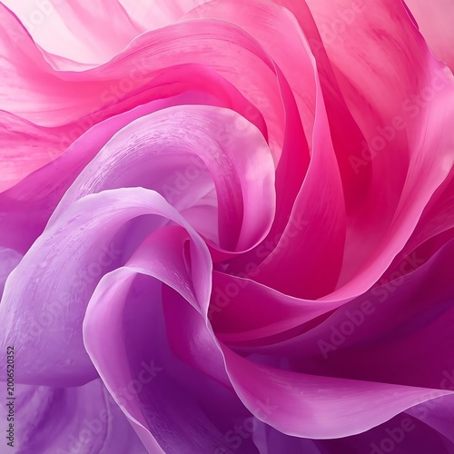 close-up of pink and purple flower petals