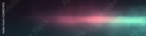 星空を横切る光ラインのグラデーション 抽象背景素材
