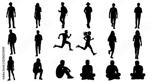 Photos Group of people in various poses.