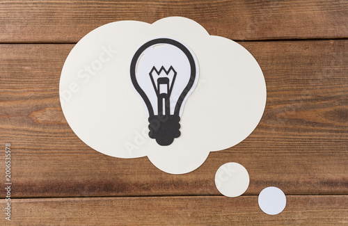 Image of a lightbulb inside...