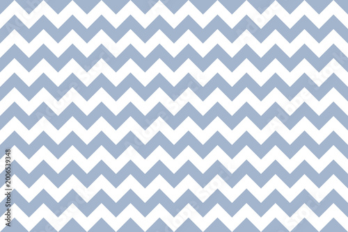 Fotografie LightSteelBlue and white color Zig zag seamless pattern.