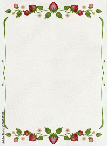 strawberry frame 029