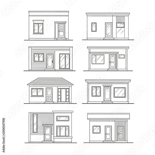 Photos Detailed architectural house front elevation designs.