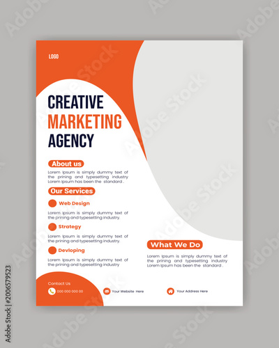  creative marketing agency brochure template