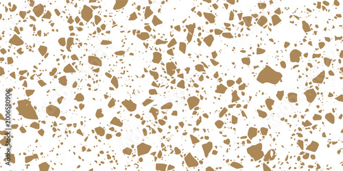 Canvastavla Brown speckled pattern on white background