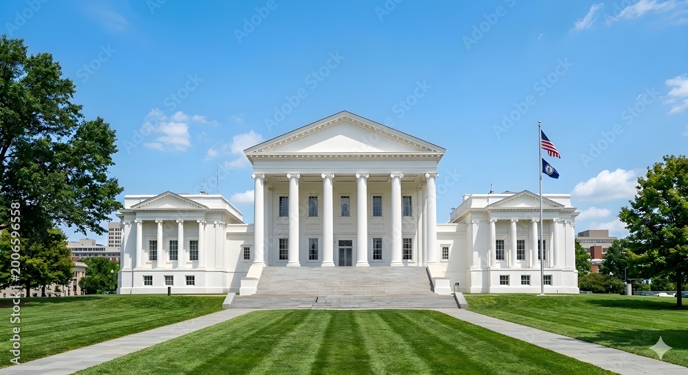 Obraz premium Virginia State Capitol in Richmond, Virginia, USA.