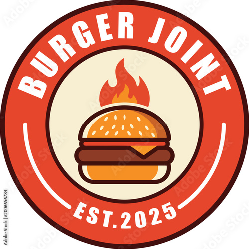 Burger Joint with Flame Grilled Hamburger